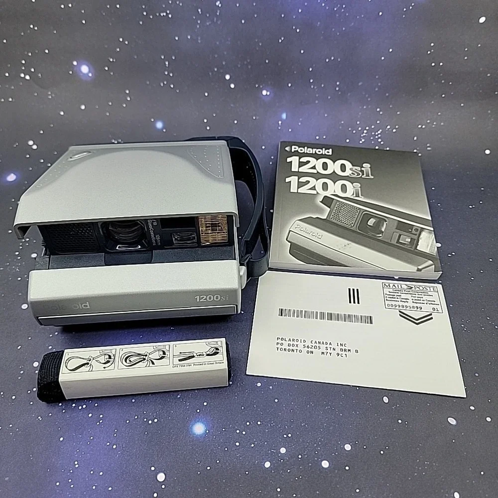 Genuine Vintage Polaroid 1200si Spectra Image Instant Flash Camera Made In UK
